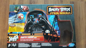 Angry Birds gra Jenga Darth Vader