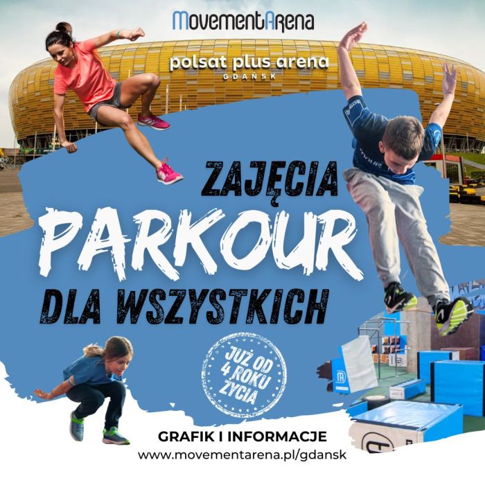 Zajęcia Sportowe Parkour - dla dzieci, młodzieży i dorosłych