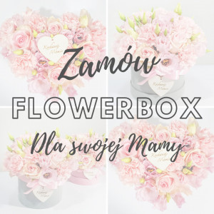 Flowerbox Na Dzień Mamy Gdynia Kwiaty na Dzień Matki Poczta Kwiatowa