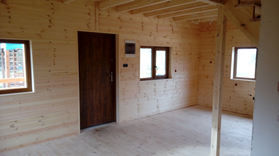 Tani, ekologiczny dom z drewna, 84m2: zdjęcie 83352312