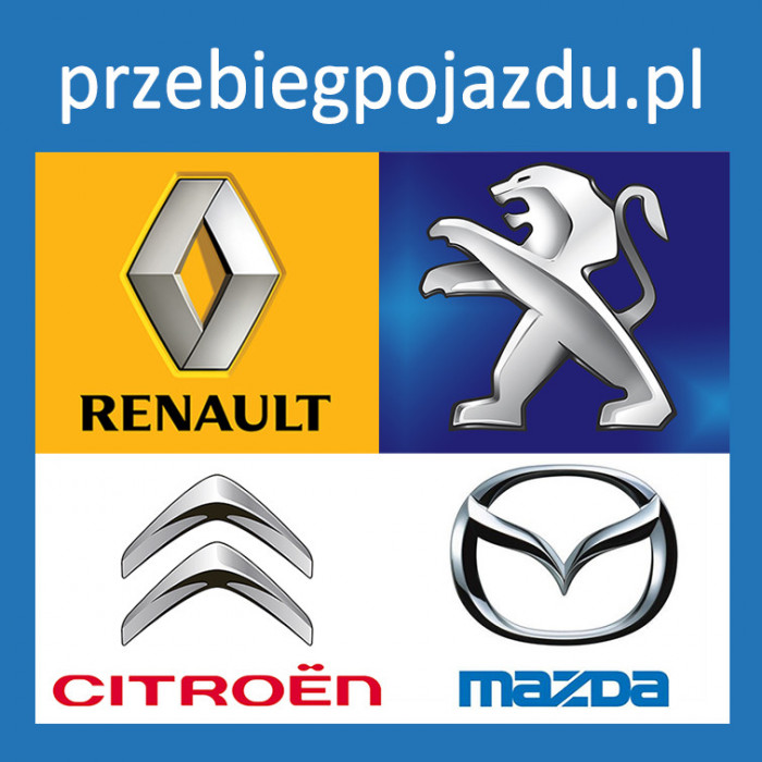 Sprawdzenie przebieg historia serwisowa Vin Renault Mazda