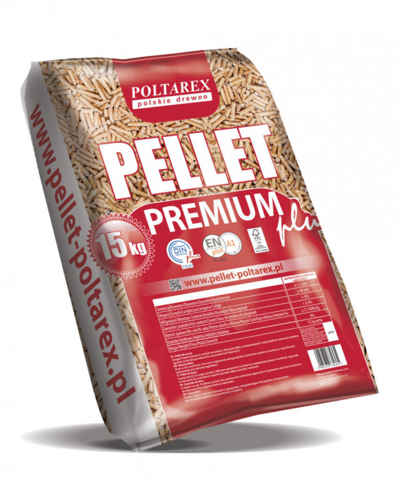 Promocja! Pellet Poltarex Premium, DIN plus, ENplus, A1