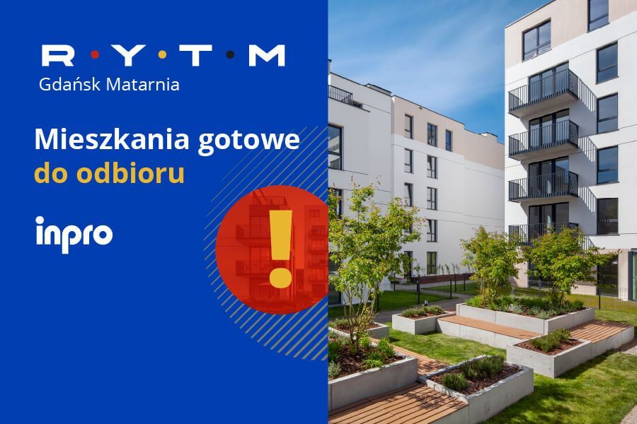 INPRO S.A. - RYTM -  Gotowe do odbioru mieszkanie 3-pok. 66.34 m2 garderoba: zdjecie 64411826