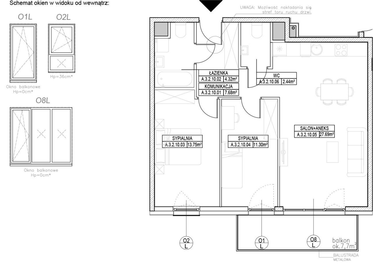 INPRO S.A. - PROMOCJA - RYTM -  Gotowe do odbioru mieszkanie 3-pok. 67.33 m2 letnia wyprzedaż: zdjęcie 94256204