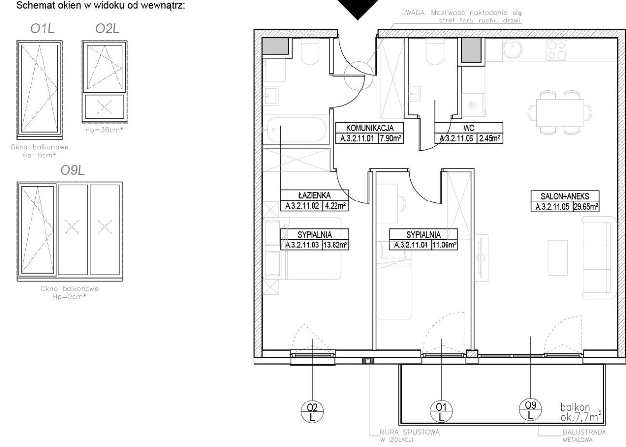INPRO S.A. - PROMOCJA - RYTM -  Gotowe do odbioru mieszkanie 3-pok. 69.23 m2 letnia wyprzedaż: zdjęcie 94256255