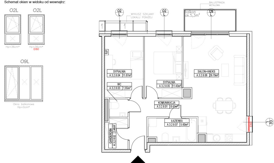INPRO S.A. - PROMOCJA - RYTM - mieszkanie 3-pok. 72.01 m2 garderoba, black week: zdjęcie 90839723