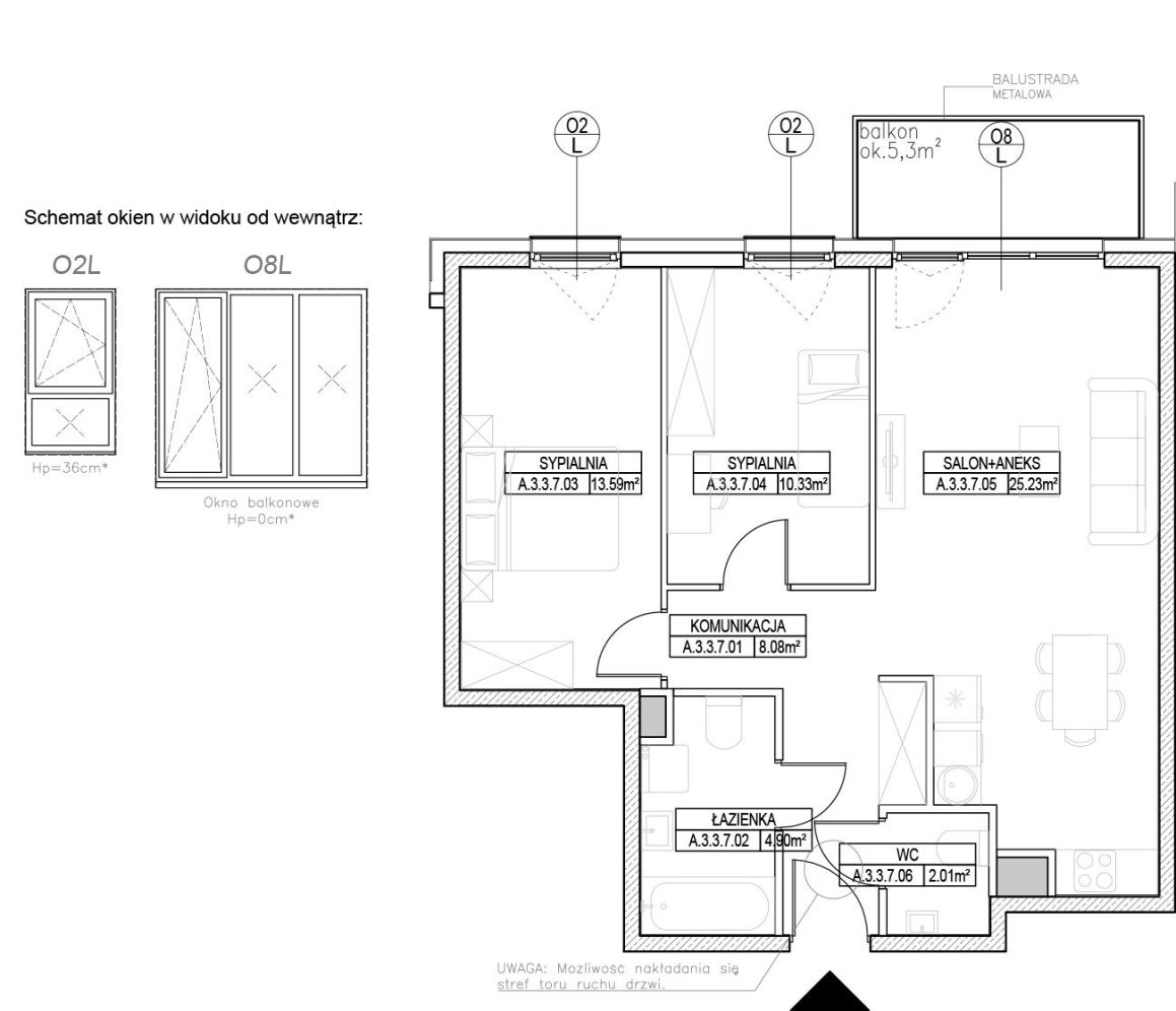 INPRO S.A. - RYTM -  Gotowe do odbioru mieszkanie 3-pok. 64.21 m2: zdjęcie 94256527
