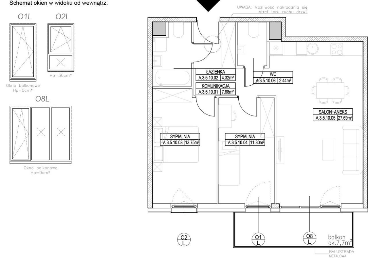 INPRO S.A. - RYTM -  Gotowe do odbioru mieszkanie 3-pok. 67.29 m2: zdjęcie 94256719