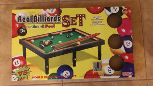 Mini bilard Real Billiards Snooker&Pool Set