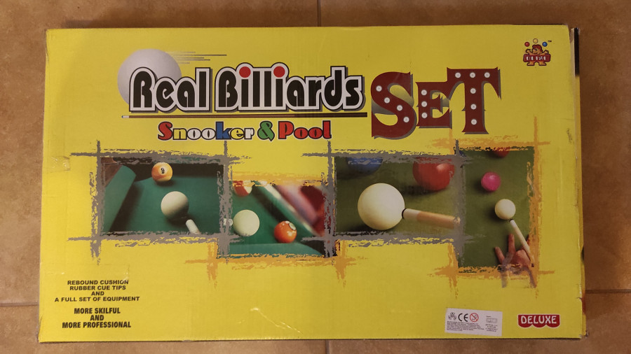 Mini bilard Real Billiards Snooker&Pool Set: zdjęcie 87436861