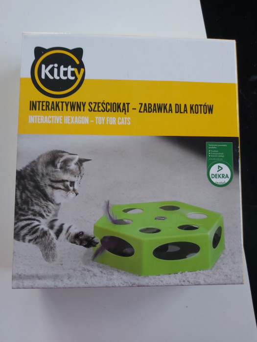 Interaktywny sześciokąt, zabawka dla kotów: zdjęcie 88216330