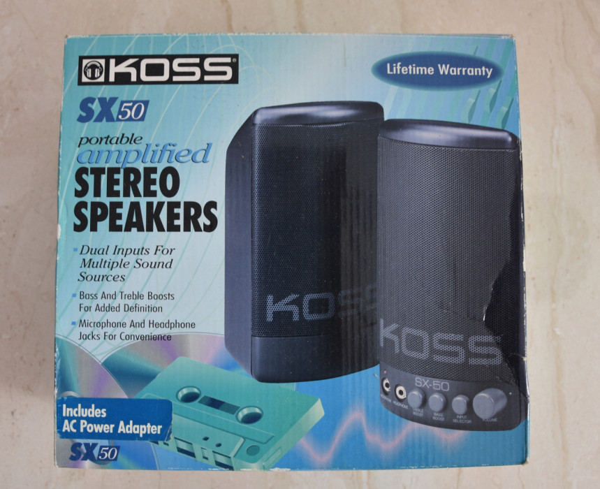 Przenośne głośniki stereo KOSS SX-50: zdjęcie 88701473