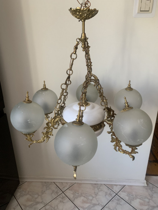 Lampy stylowe vintage z mosiądzem wiszące i kinkiety: zdjęcie 88803024