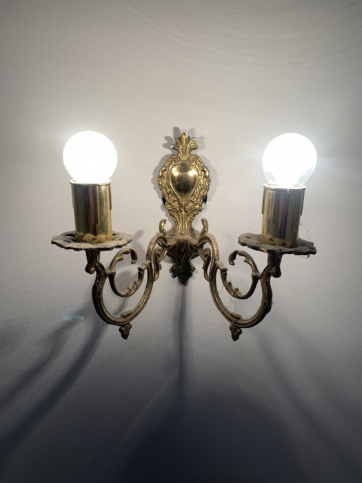 Lampy stylowe vintage z mosiądzem wiszące i kinkiety: zdjęcie 88803035