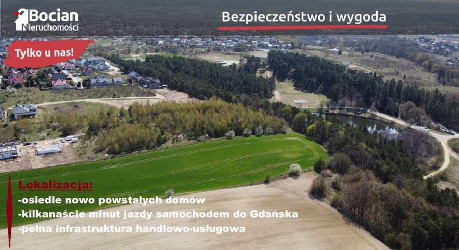 Kompleks działek budowlanych pod lasem - Żukowo!: zdjęcie 91455682