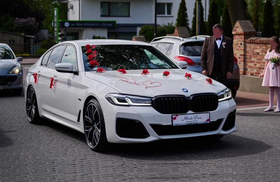 Auto do ślubu, samochód na wesele / Nowe BMW 530e M Pakiet: zdjęcie 89774999