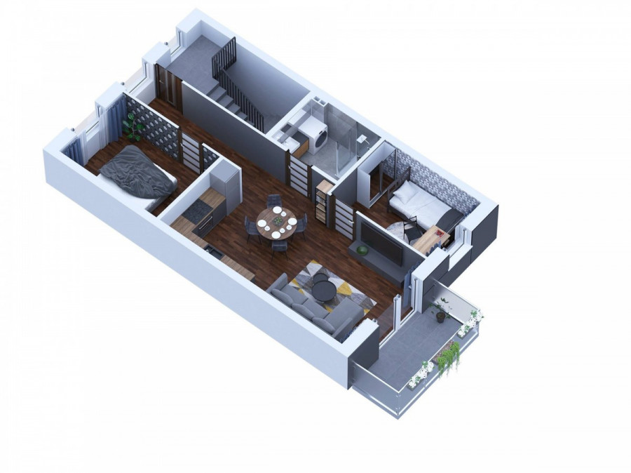 Nowe mieszkanie 3-pokojowe w super cenie!: zdjęcie 89076802