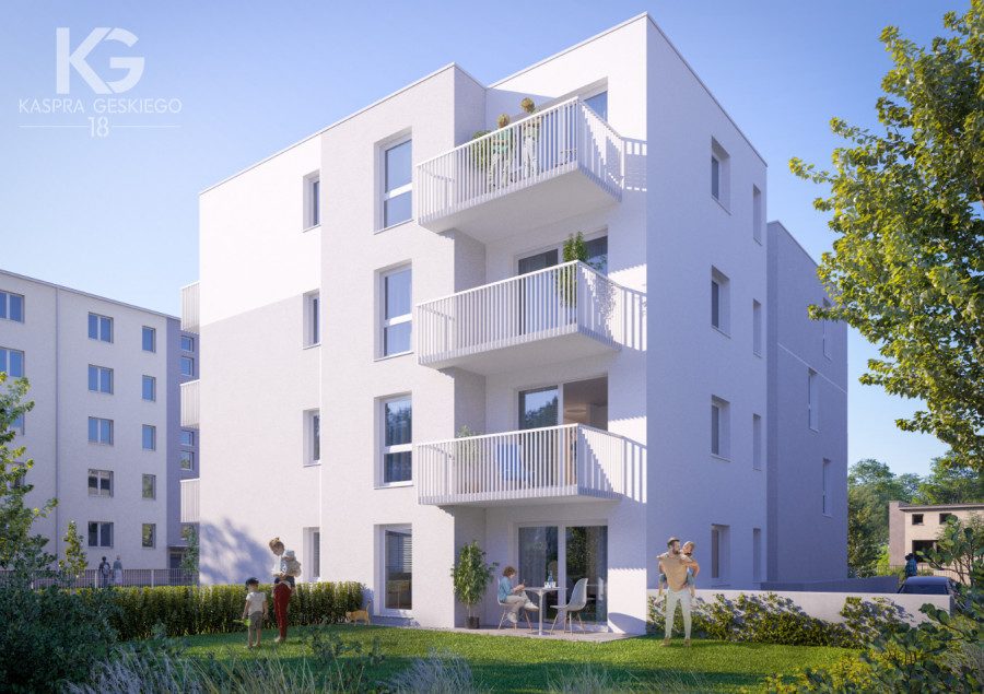 Gdynia - Kaspra Geskiego 18 - M7 - trzypokojowe mieszkanie z balkonem: zdjęcie 89112841