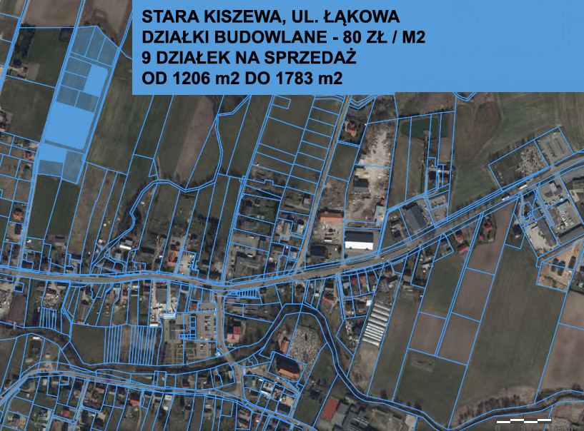 9 działek budowlanych, Stara Kiszewa, 80zł m2: zdjęcie 92758936
