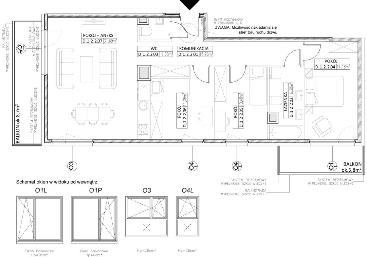 INPRO S.A. - PROMOCJA - Koncept -  Gotowe do odbioru mieszkanie 4-pok. 89.35 m2 letnia wyprzedaż: zdjęcie 94251698