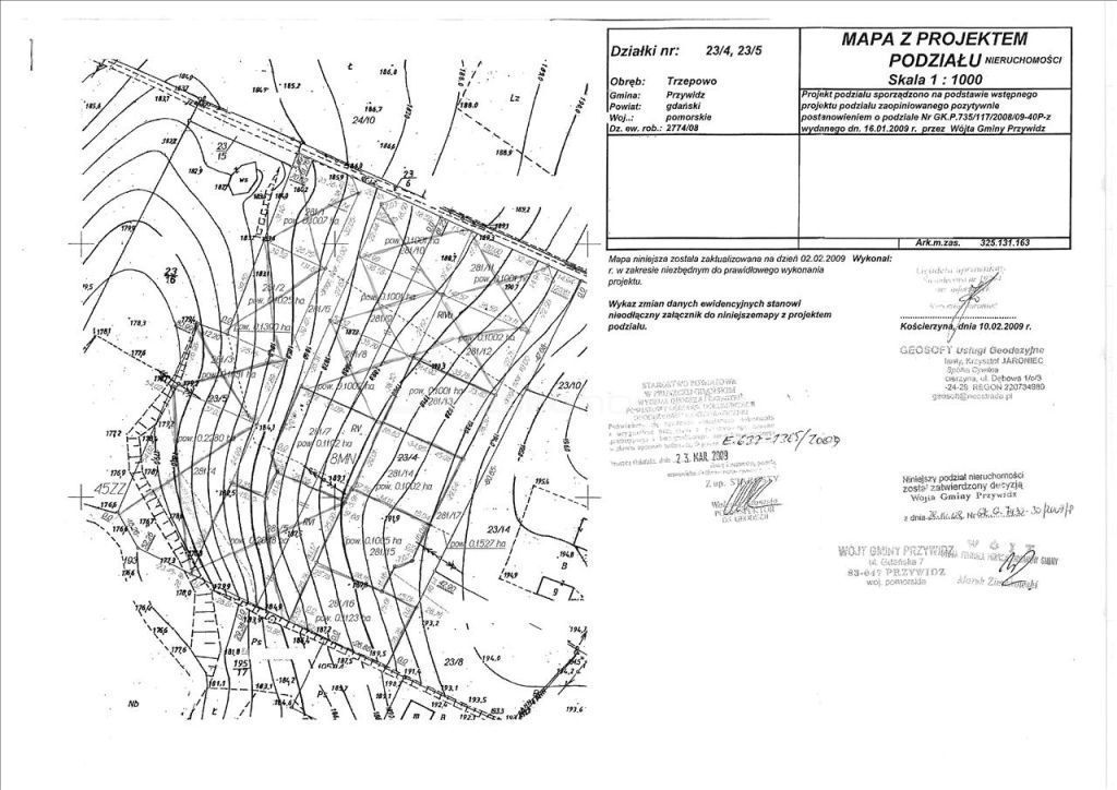 Działka budowlana 1002 m2 w Trzepowie koło Gdańska: zdjęcie 94529182