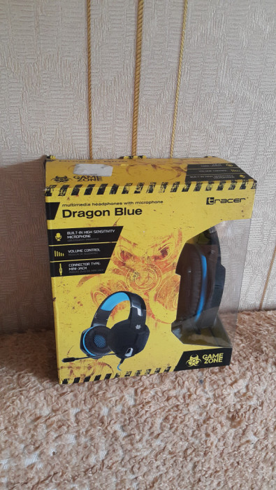 Nowe słuchawki nauszne Tracer dragon blue