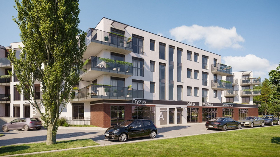 Pruszcz Park E - B.5 - mieszkanie 3-pok 55 m2 z ogródkiem: zdjęcie 89529583