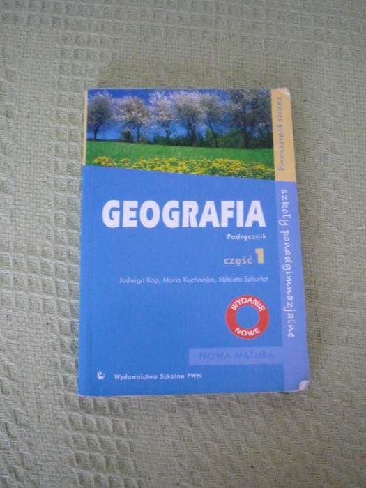 geografia podręcznik część I szkoły ponadgimnazjalne: zdjęcie 89574122