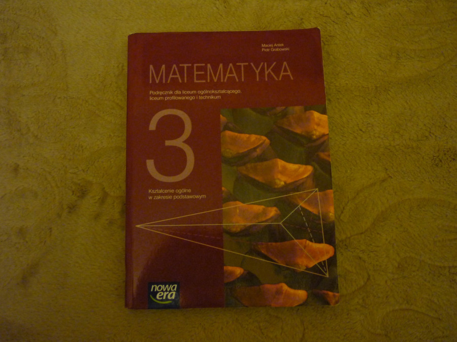 podręcznik do matematyki do 3 klasy liceum