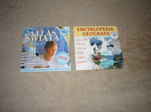 "Encyklopedia geografii" i "Atlas świata"