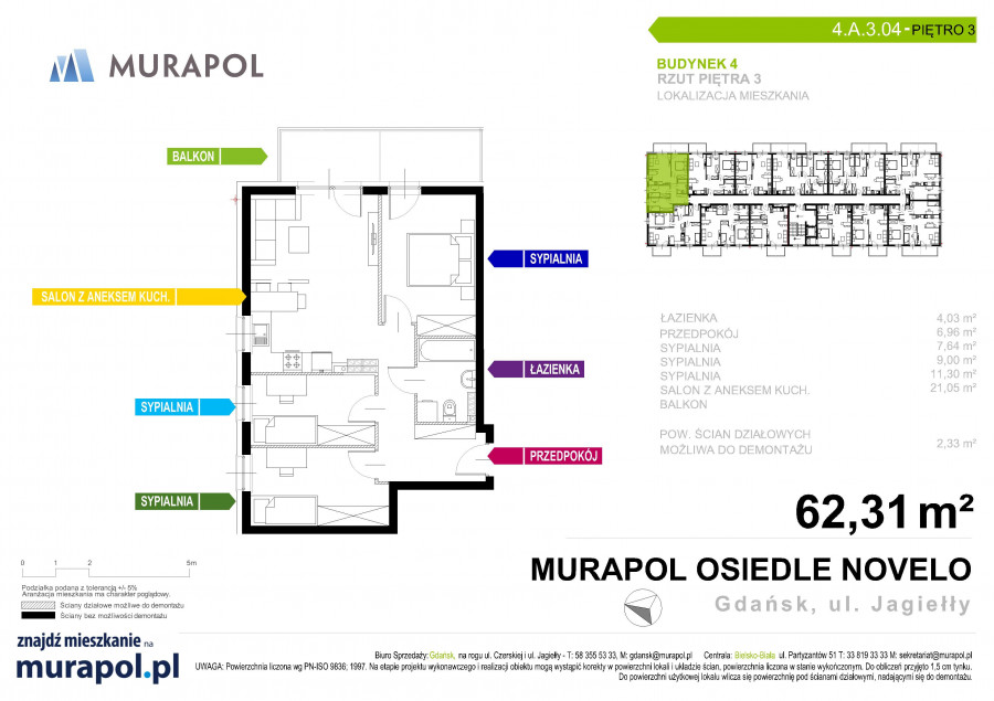 Murapol Osiedle Novelo Gdańsk 4.A.3.04: zdjęcie 90074924