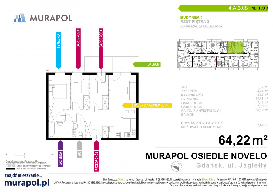 Murapol Osiedle Novelo Gdańsk 4.A.3.08: zdjęcie 90075225