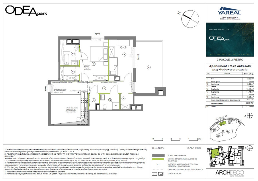 ODEA Park Apartament B.2.23 5-pok z tarasem i widokiem na Gdańsk: zdjęcie 92153967