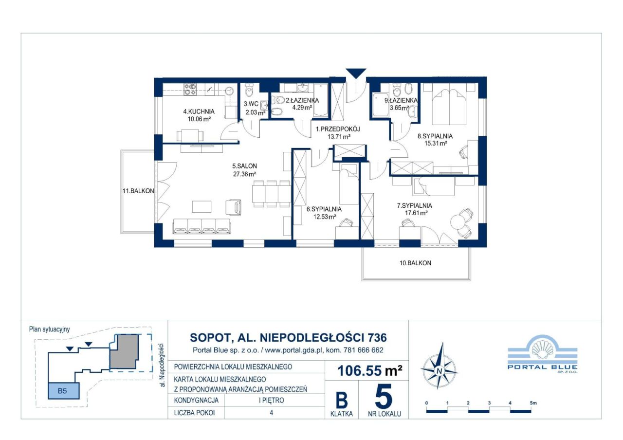 B5 - Apartamenty Sopot Portal Blue: zdjęcie 93706653