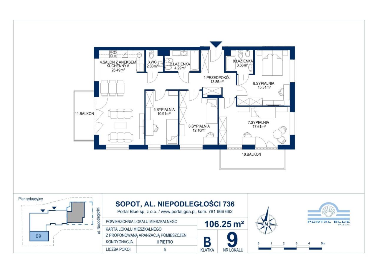 B9 - Apartamenty Sopot Portal Blue: zdjęcie 93706655