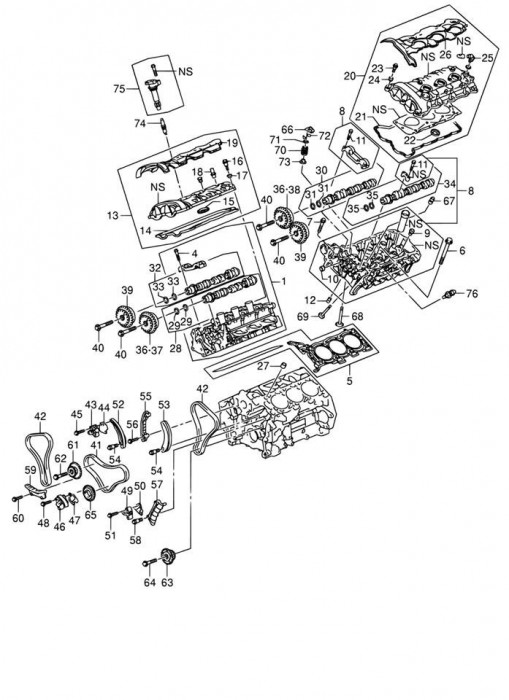 Rozrząd łańcuch Suzuki XL-7 XL7 3.6 V6 07-09: zdjęcie 90703768