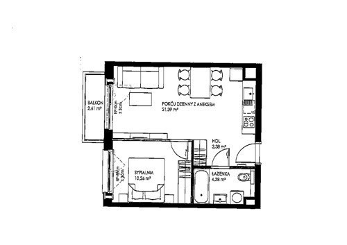 Nowe mieszkanie 2 pok w Gdyni Chyloni, w inwestycji Chylońska 110: zdjęcie 91178332