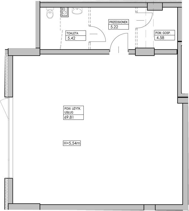 Niebieski Bursztyn Reda, mieszkanie U3 83.9m<sup>2</sup> - ATAL: zdjęcie 94153636