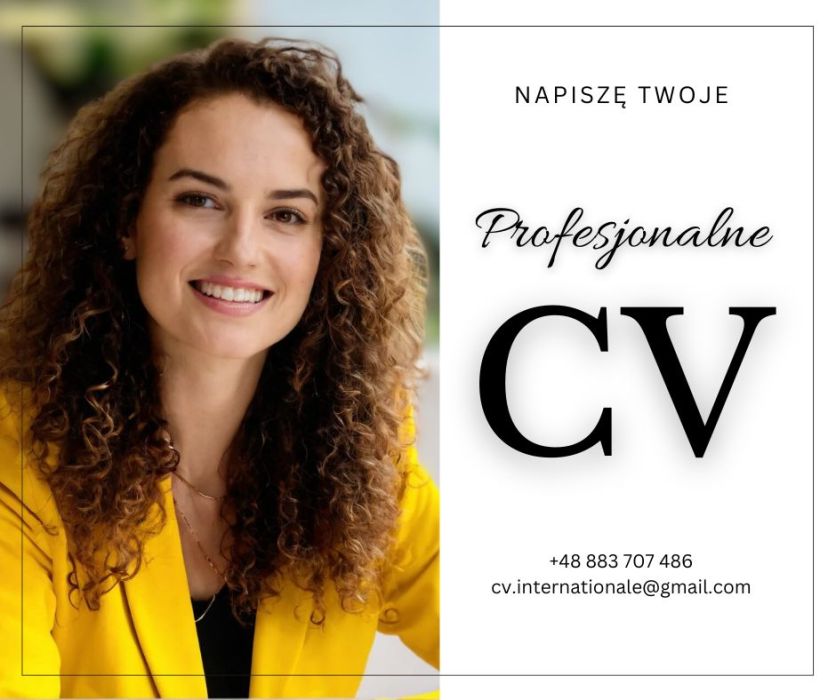 CV / Resume/ Profesjonalne pisanie CV / Skuteczne CV - PL/EN/DE