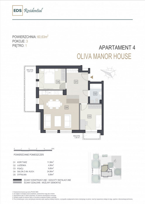 Oliva Manor House Gdańsk ul. Grottgera: zdjęcie 91434370