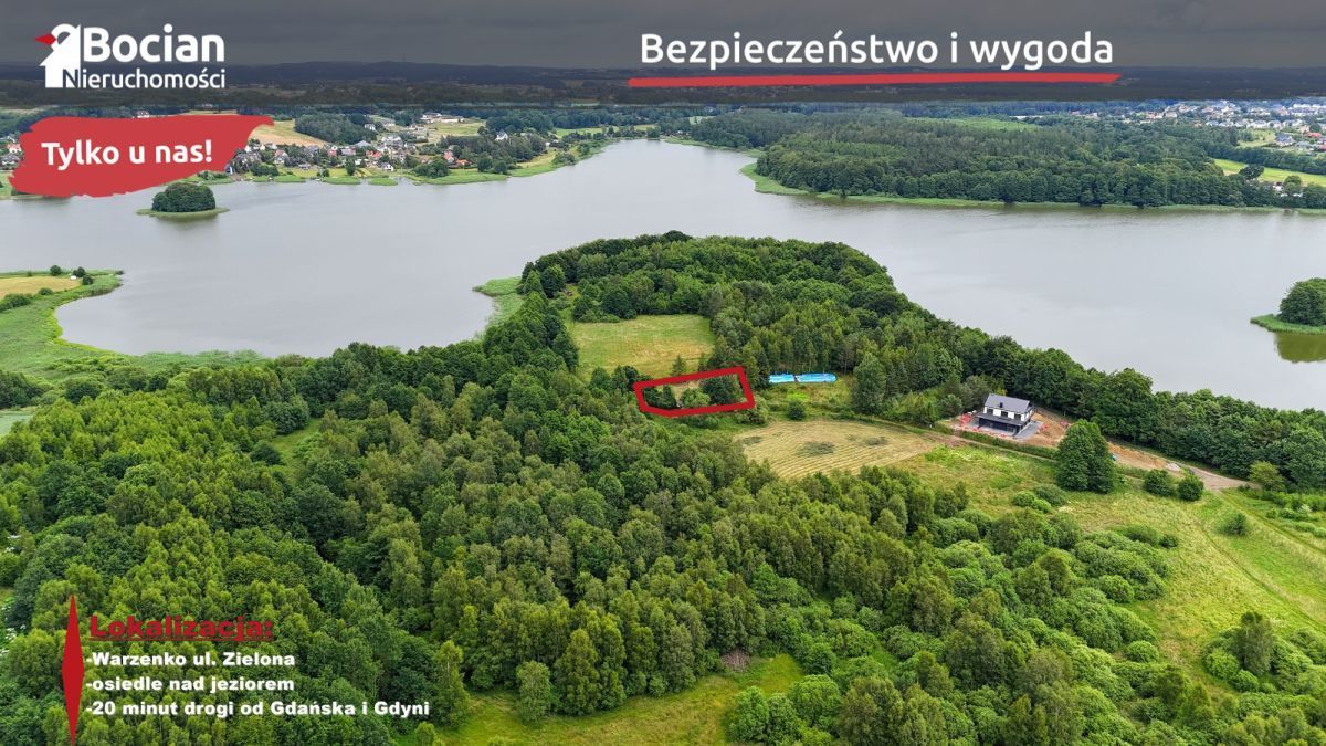 Słoneczna działka nad jeziorem Tuchomskim!: zdjęcie 94541681