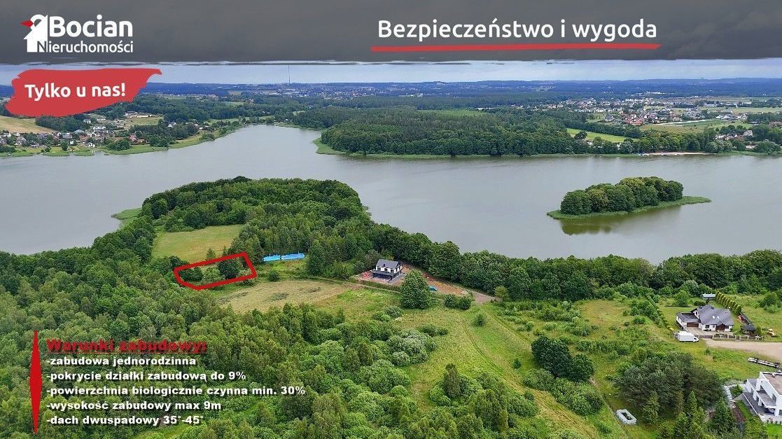 Słoneczna działka nad jeziorem Tuchomskim!: zdjęcie 94541680