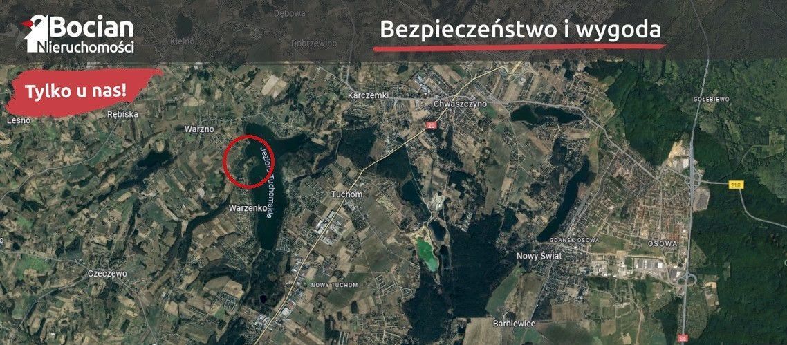 Słoneczna działka nad jeziorem Tuchomskim!: zdjęcie 94541686