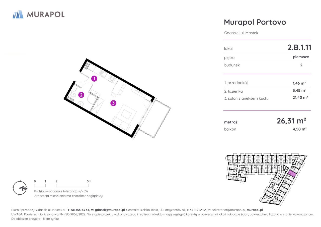 Murapol Portovo Gdańsk 2.B.1.11: zdjęcie 93281435