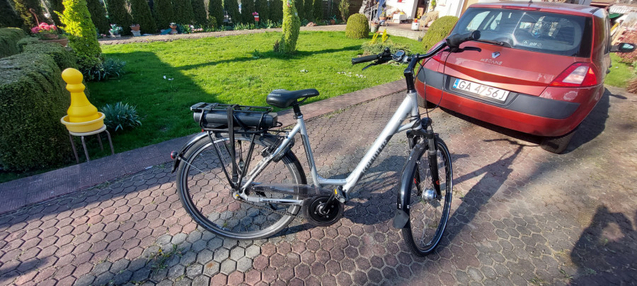 Sprzedam niemiecki rower elektryczny damka w świetnym stanie: zdjęcie 91638609