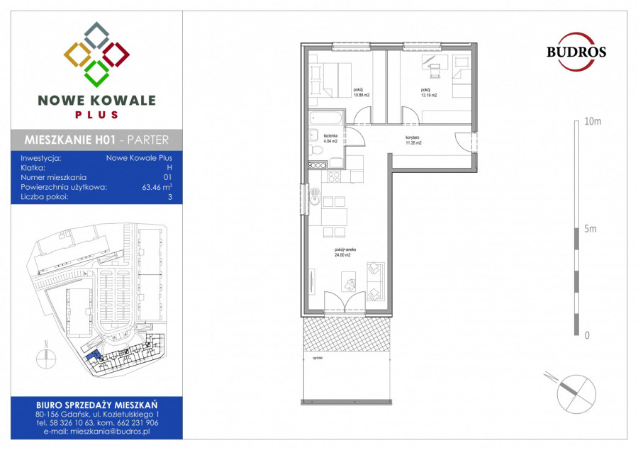 Mieszkanie H1, Budynek FGH, Nowe Kowale Plus: zdjęcie 91642838