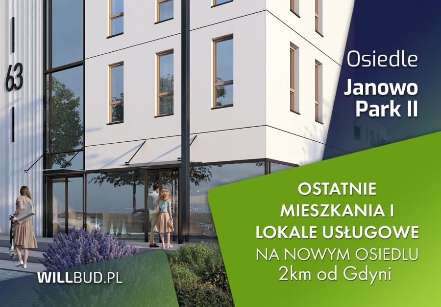 Rumia Osiedle Janowo Park II - apartament usługowy 50,82 m2 |A/P1/04|