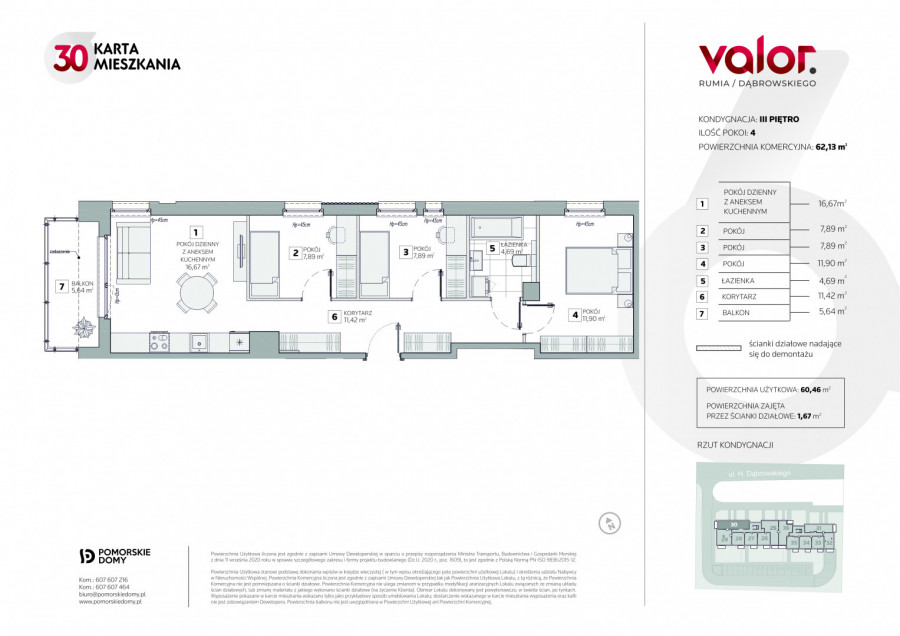 Valor - ustawne mieszkanie 4-pokojowe (62,13 m2) - Rumia Janowo: zdjęcie 91719452