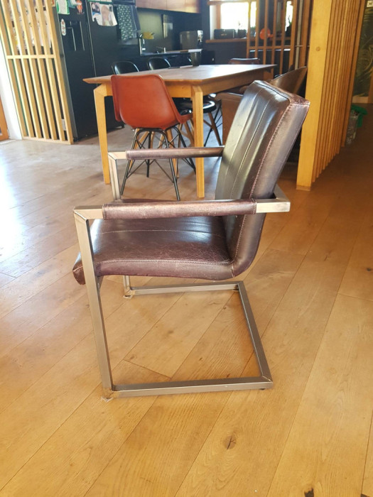 Krzeslo fotel loft skorzany
