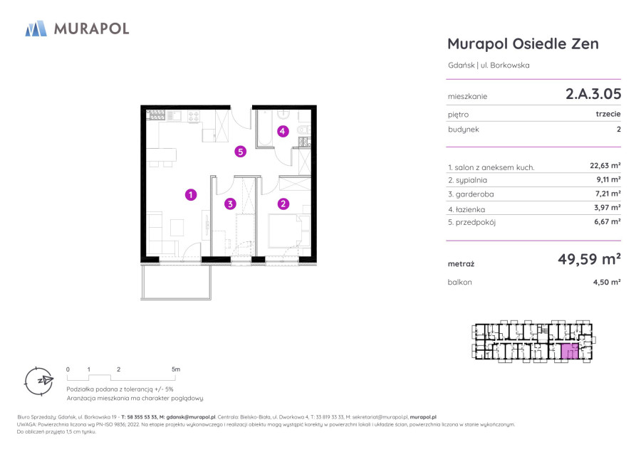 Murapol Osiedle Zen Gdańsk 2.A.3.05: zdjęcie 91808005